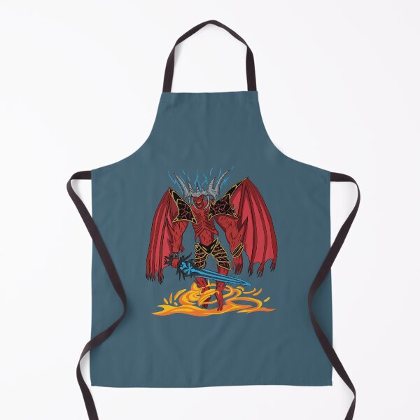 Item preview, Red Demon King, Fantasy Monster Warrior Art designed and sold by SketchyBeasts.