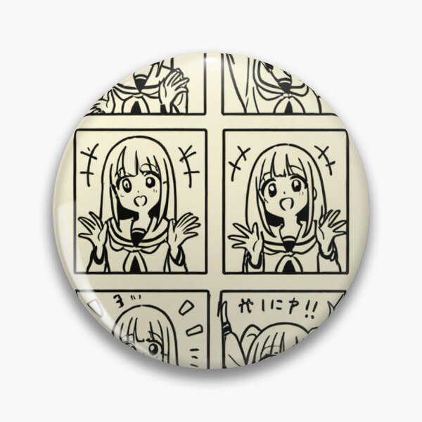 Item preview, Portrait - Manga girl joy expressions raised hands designed and sold by AnimeShin.