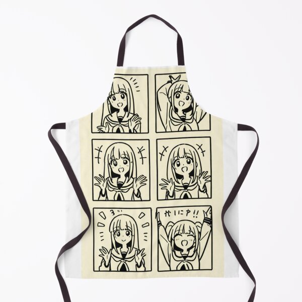 Item preview, Portrait - Manga girl joy expressions raised hands designed and sold by AnimeShin.