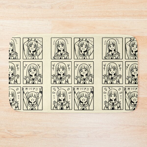 Item preview, Portrait - Manga girl joy expressions raised hands designed and sold by AnimeShin.