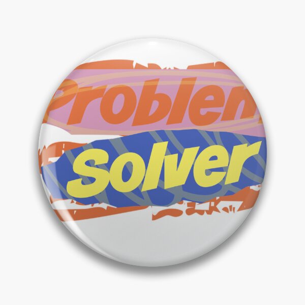 Item preview, Retro Style Problem Solver Typography Design designed and sold by DailyDoodlesBySumbul.