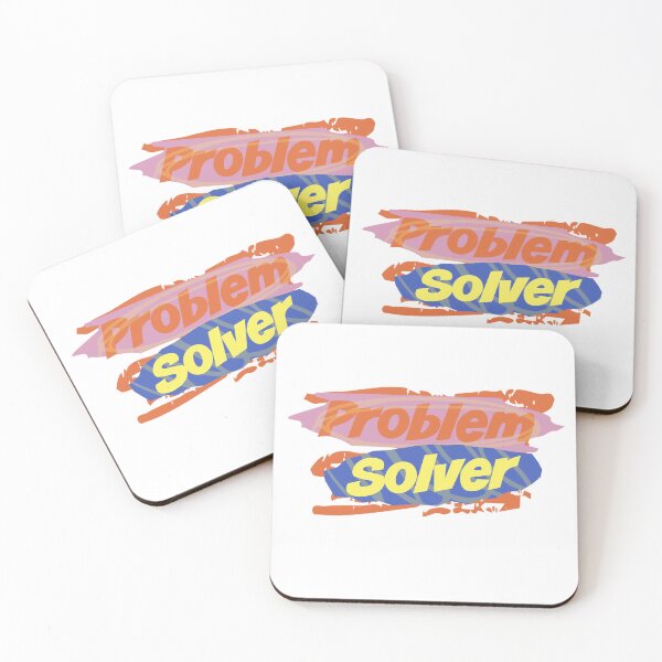 Item preview, Retro Style Problem Solver Typography Design designed and sold by DailyDoodlesBySumbul.