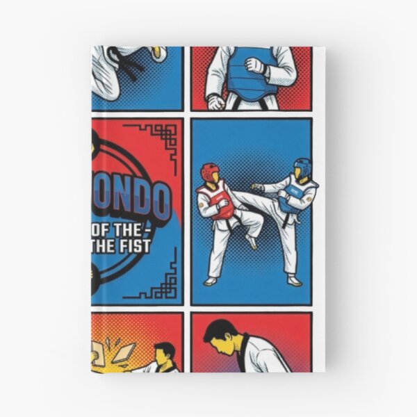 Item preview, Taekwondo Pop Art Grid – The Way of the Foot and Fist Martial Arts Design designed and sold by redsharkuk.
