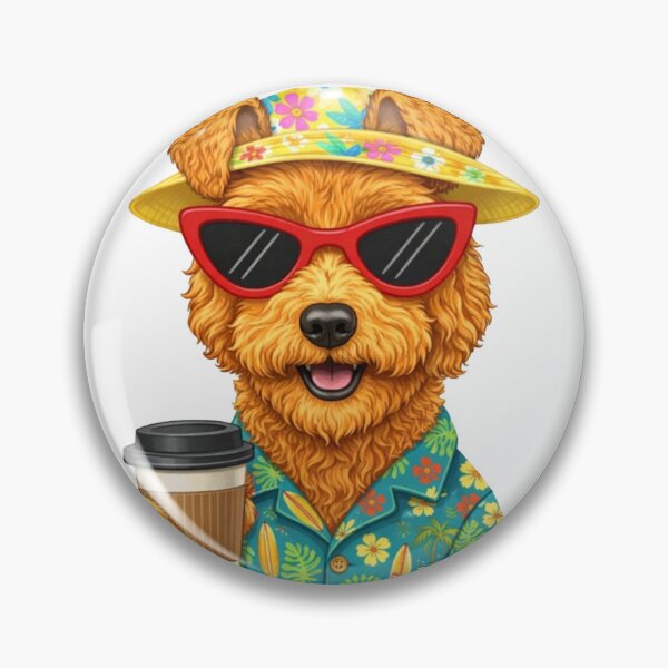 Artikelvorschau, Golden Doodle mit Sonnenbrille entworfen und verkauft von vectcd.