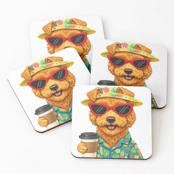 Item preview, Golden Doodle Wearing Sunglasses designed and sold by vectcd.