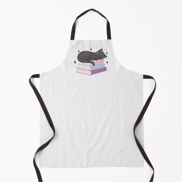 Item preview, Cute Black Cat on a Stack of Books designed and sold by winterpumpkin.