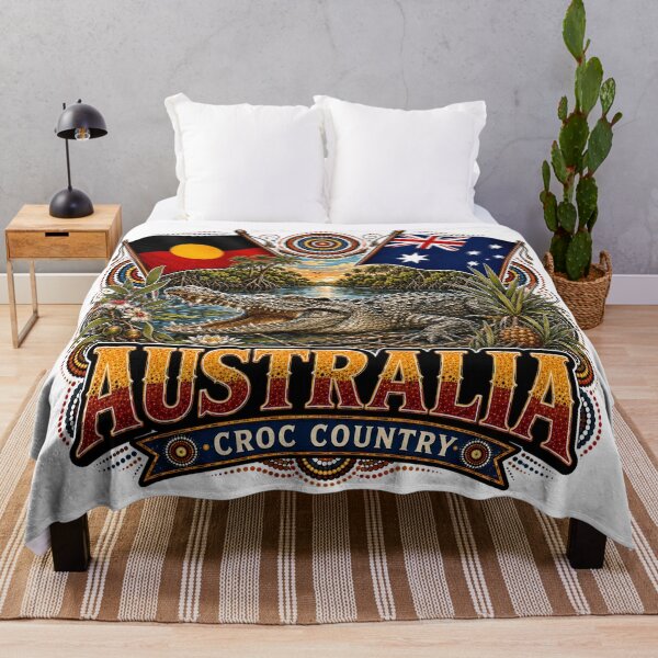 Item preview, Australian Unity – Aboriginal-Inspired Map Design designed and sold by Holiday-Hunter.