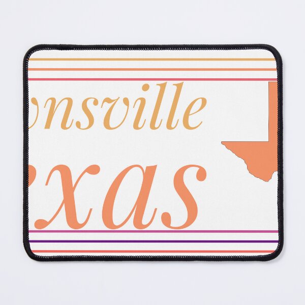 Item preview, Brownsville Texas City Marked On State Map designed and sold by TheIconSmith.