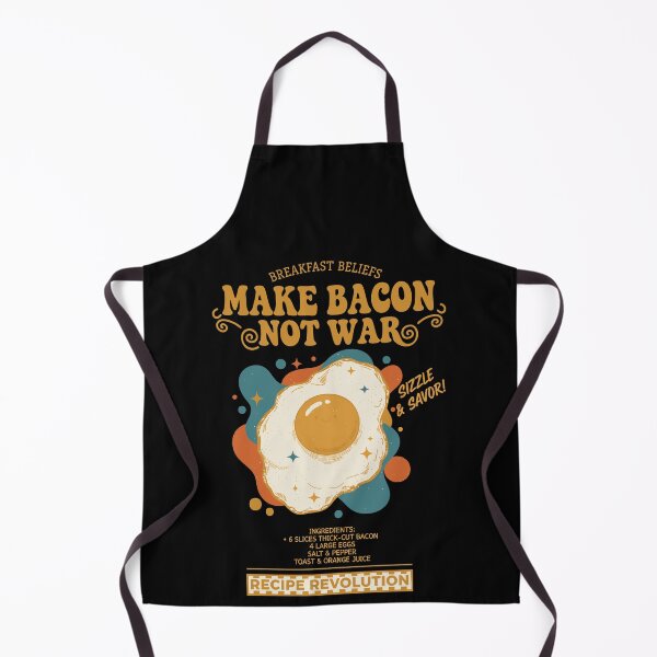 Item preview, Breakfast Make Bacon Not War Funny Brunch Food designed and sold by LuminOrb.