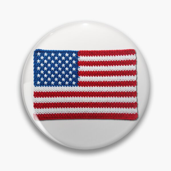 Item preview, Crochet American Flag designed and sold by TackyTime.