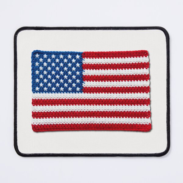 Item preview, Crochet American Flag designed and sold by TackyTime.