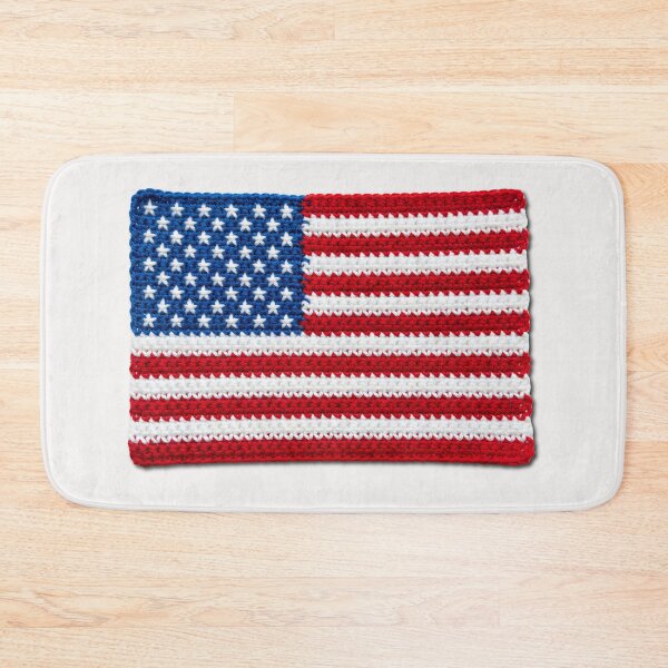 Item preview, Crochet American Flag designed and sold by TackyTime.