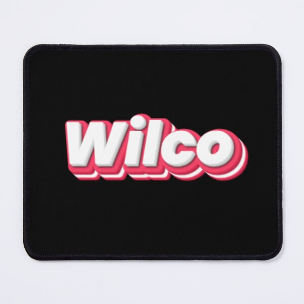 Item preview, Wilco Retro 3D Typography Bold Red White designed and sold by creativerooney.