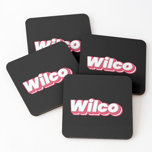 Item preview, Wilco Retro 3D Typography Bold Red White designed and sold by creativerooney.