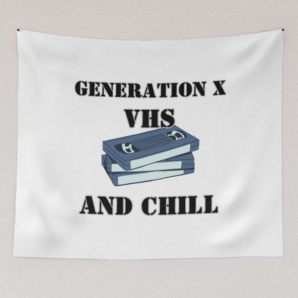Item preview, Gen x VHS And Chill  T-shirt, Retro Cassette Tape Graphic Tee designed and sold by Teechuckle.
