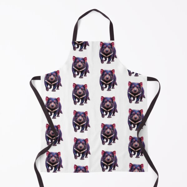 Item preview, Cute Colorful Tasmanian Devil – Modern Palette Knife Animal Painting designed and sold by SLGA-Designs.
