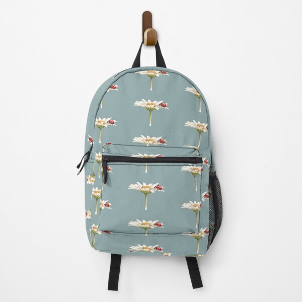 Item preview, Entomological illustration: Ladybug on a daisy designed and sold by Green-Natura.