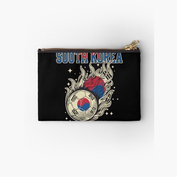 Item preview, South Korea Soccer Flaming Ball Retro Football Fan Art designed and sold by BrownHorse90s.