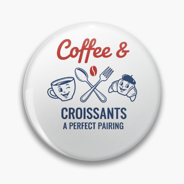 Item preview, Breakfast Coffee Croissants A Perfect Pairing designed and sold by LuminOrb.