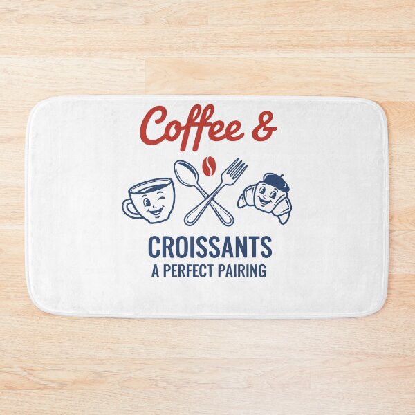 Item preview, Breakfast Coffee Croissants A Perfect Pairing designed and sold by LuminOrb.