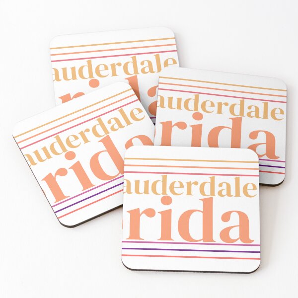 Item preview, Fort Lauderdale Florida City Marked On State Map designed and sold by TheIconSmith.