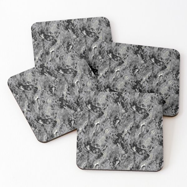 Item preview, Textured Silver Metal Grunge Industrial Black and White designed and sold by Ingorgia Studio.
