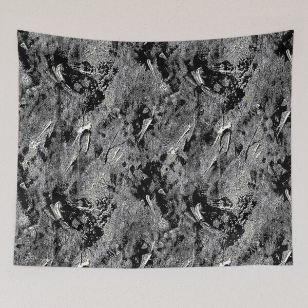 Item preview, Textured Silver Metal Grunge Industrial Black and White designed and sold by Giovanna2026.