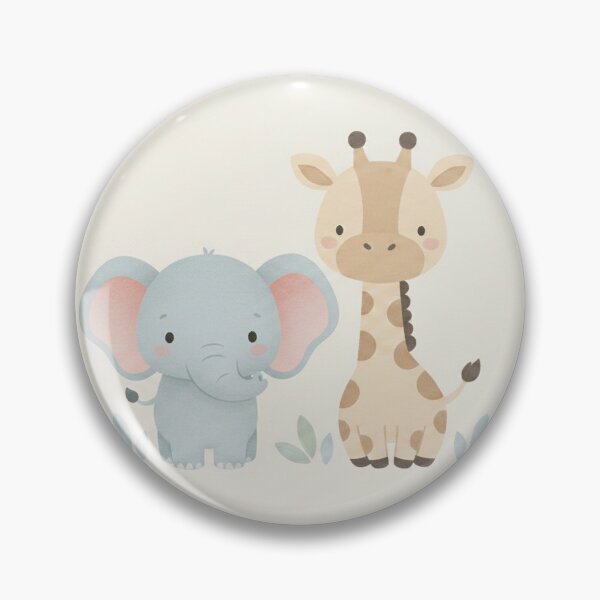Item preview, giraffe and lion designed and sold by Cozykidart.