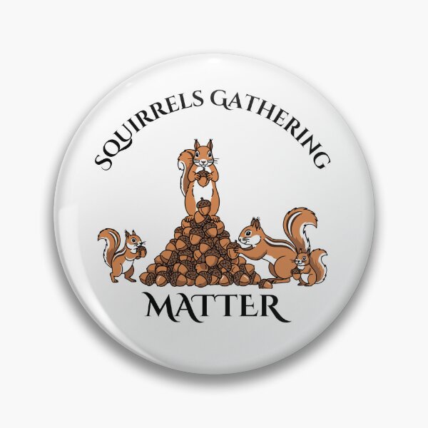 Item preview, Squirrels Gathering Matter/Funny Autumn Mascot Tee designed and sold by HOUSE OF VMH.