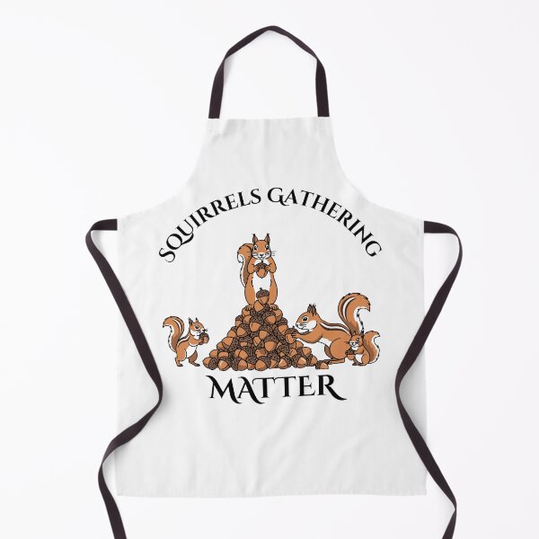 Item preview, Squirrels Gathering Matter/Funny Autumn Mascot Tee designed and sold by HOUSE OF VMH.