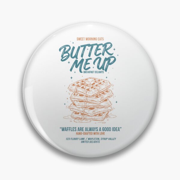 Item preview, Breakfast Funny Brunch Coffee Butter Me Up designed and sold by LuminOrb.