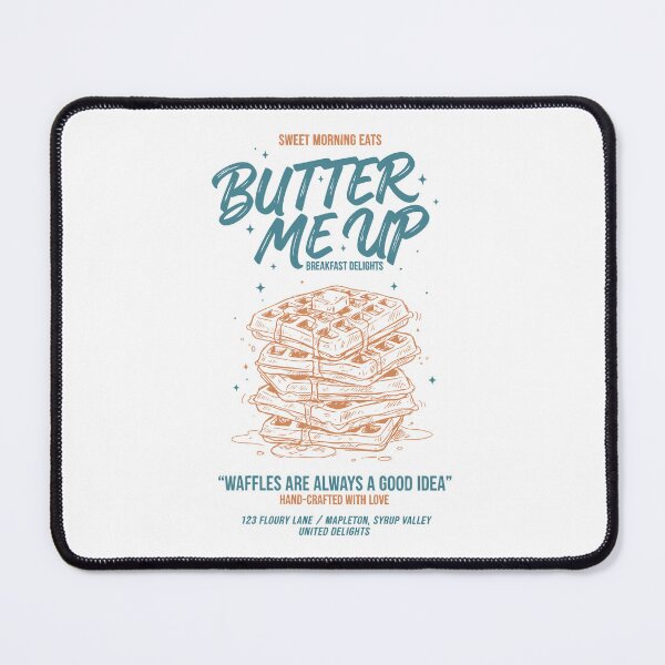 Item preview, Breakfast Funny Brunch Coffee Butter Me Up designed and sold by LuminOrb.