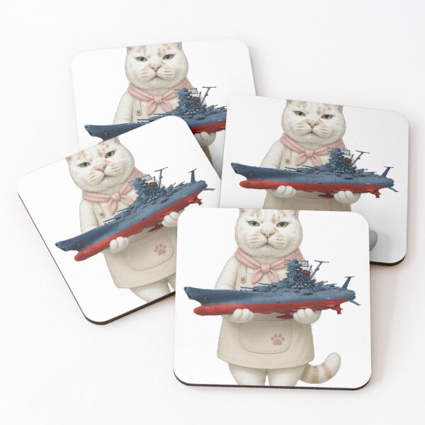 Item preview, Captain Cat and the Starship Yamato designed and sold by Komatoya.