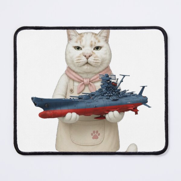 Item preview, Captain Cat and the Starship Yamato designed and sold by Komatoya.