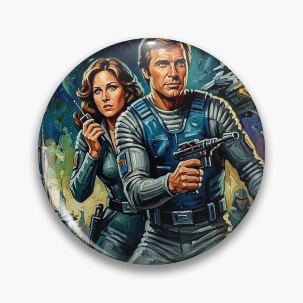 Item preview, Adventure Beyond the Stars – Buck Rogers in the 25th Century Fine Art Print designed and sold by Art's Diner.