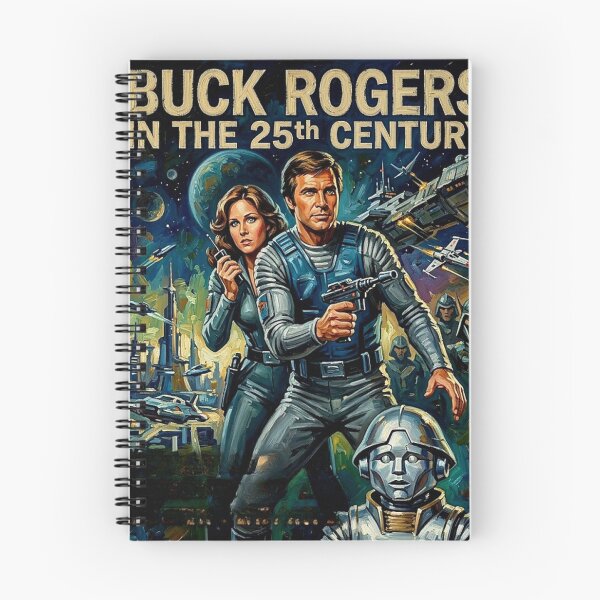 Item preview, Adventure Beyond the Stars – Buck Rogers in the 25th Century Fine Art Print designed and sold by Art's Diner.