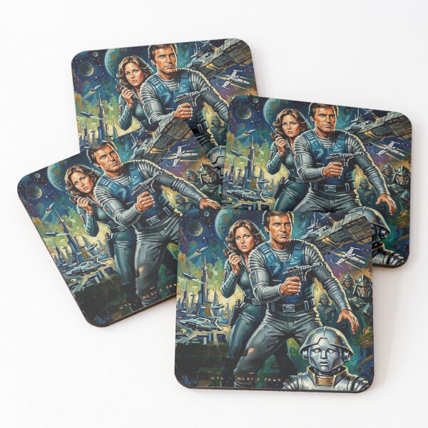 Item preview, Adventure Beyond the Stars – Buck Rogers in the 25th Century Fine Art Print designed and sold by Art's Diner.