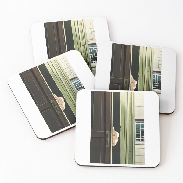 Item preview, Portrait - Mysterious hand door ajar designed and sold by AnimeShin.