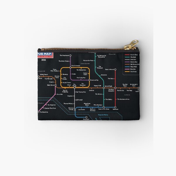 Item preview, Mapa de pubs de Ipswich 2026 - Oscuro designed and sold by Ian Pointer.