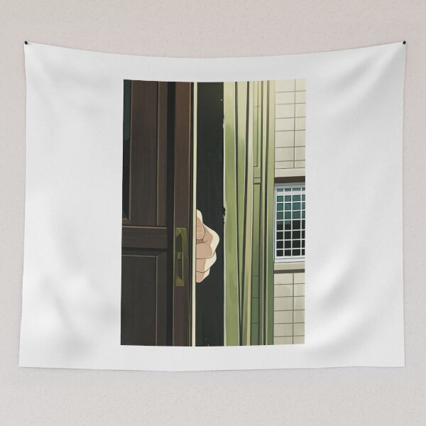 Item preview, Portrait - Mysterious hand door ajar designed and sold by AnimeShin.