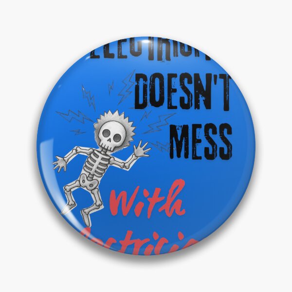 Item preview, Funny Electrician Tee – Electricity Doesn't Mess With Electricians designed and sold by lazulishop.