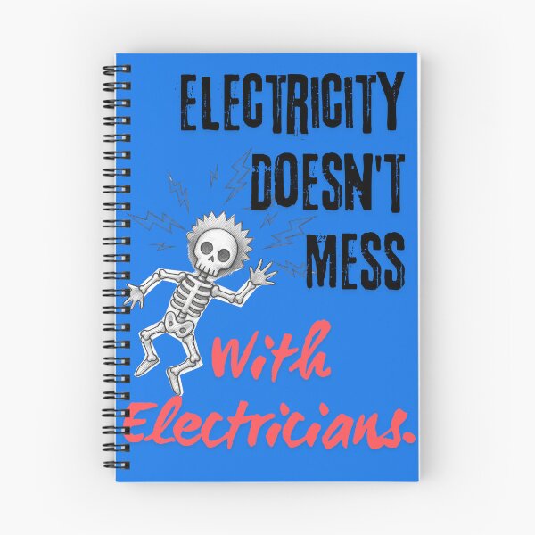 Item preview, Funny Electrician Tee – Electricity Doesn't Mess With Electricians designed and sold by lazulishop.