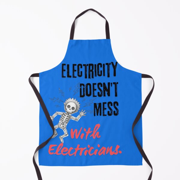 Item preview, Funny Electrician Tee – Electricity Doesn't Mess With Electricians designed and sold by lazulishop.
