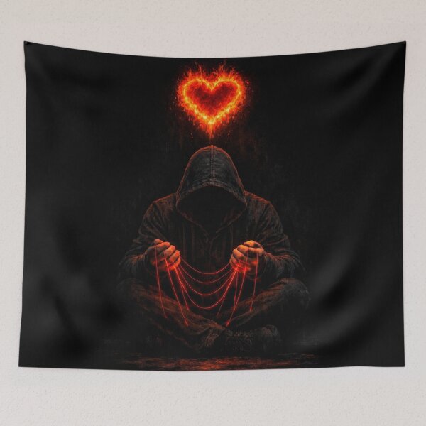 Item preview, ​Burning Heart Puppet Master Hooded Figure Aesthetic designed and sold by Timeless Junction.