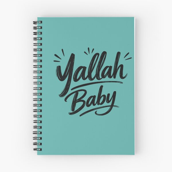 Item preview, Yallah Baby Arabic English Typography designed and sold by NadineDemShop.
