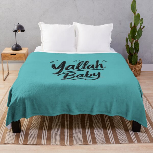 Item preview, Yallah Baby Arabic English Typography designed and sold by NadineDemShop.