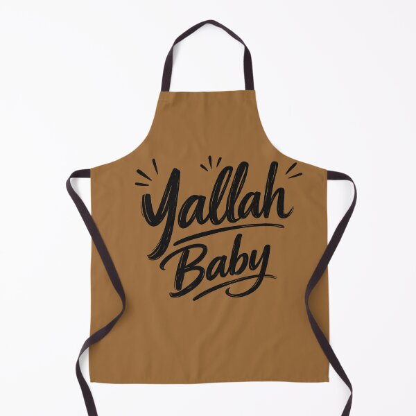 Item preview, Yallah Baby Arabic English Typography designed and sold by NadineDemShop.