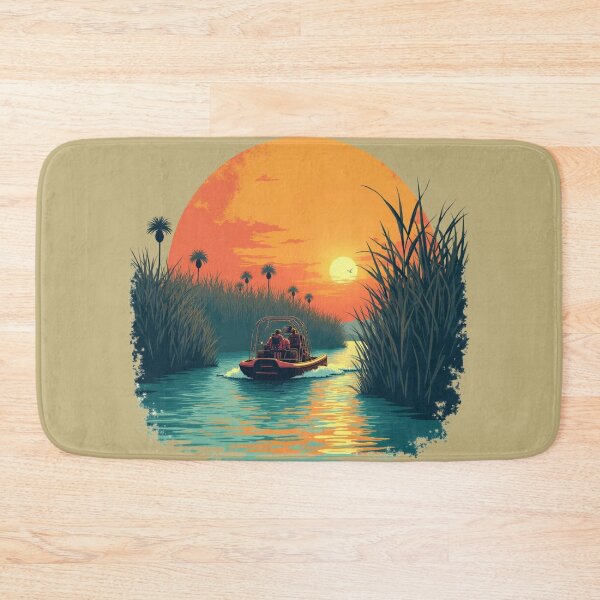 Item preview, Florida Everglades Airboat Sunset designed and sold by piketo.