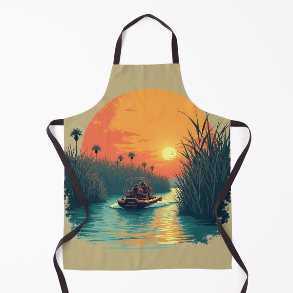Item preview, Florida Everglades Airboat Sunset designed and sold by piketo.