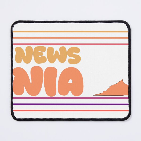 Item preview, Newport News Virginia City Marked On State Map designed and sold by TheIconSmith.